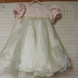 RARE EDITIONS little girls' fancy dress 18mo